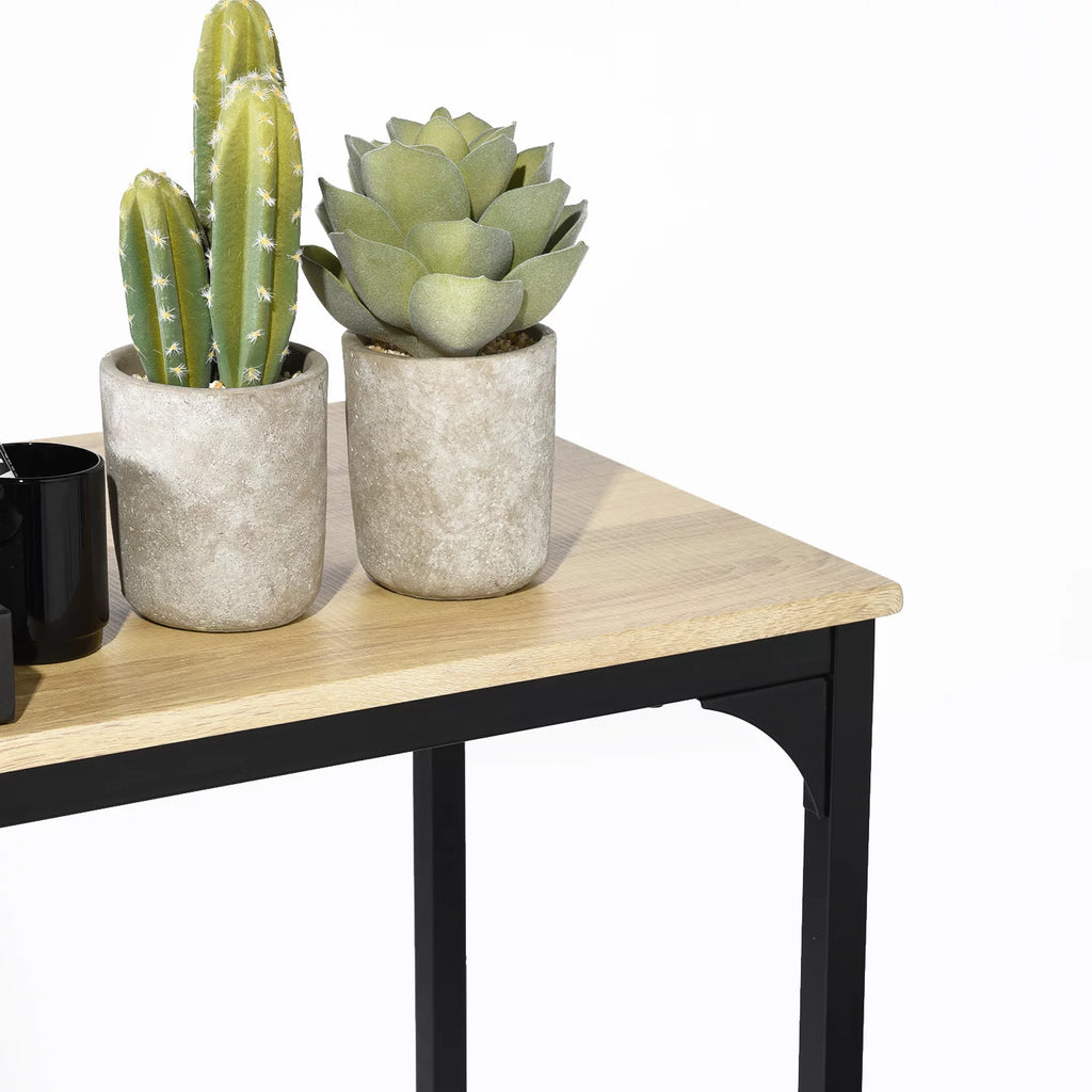 L-Shape Computer Desk with Metal Structure C8635