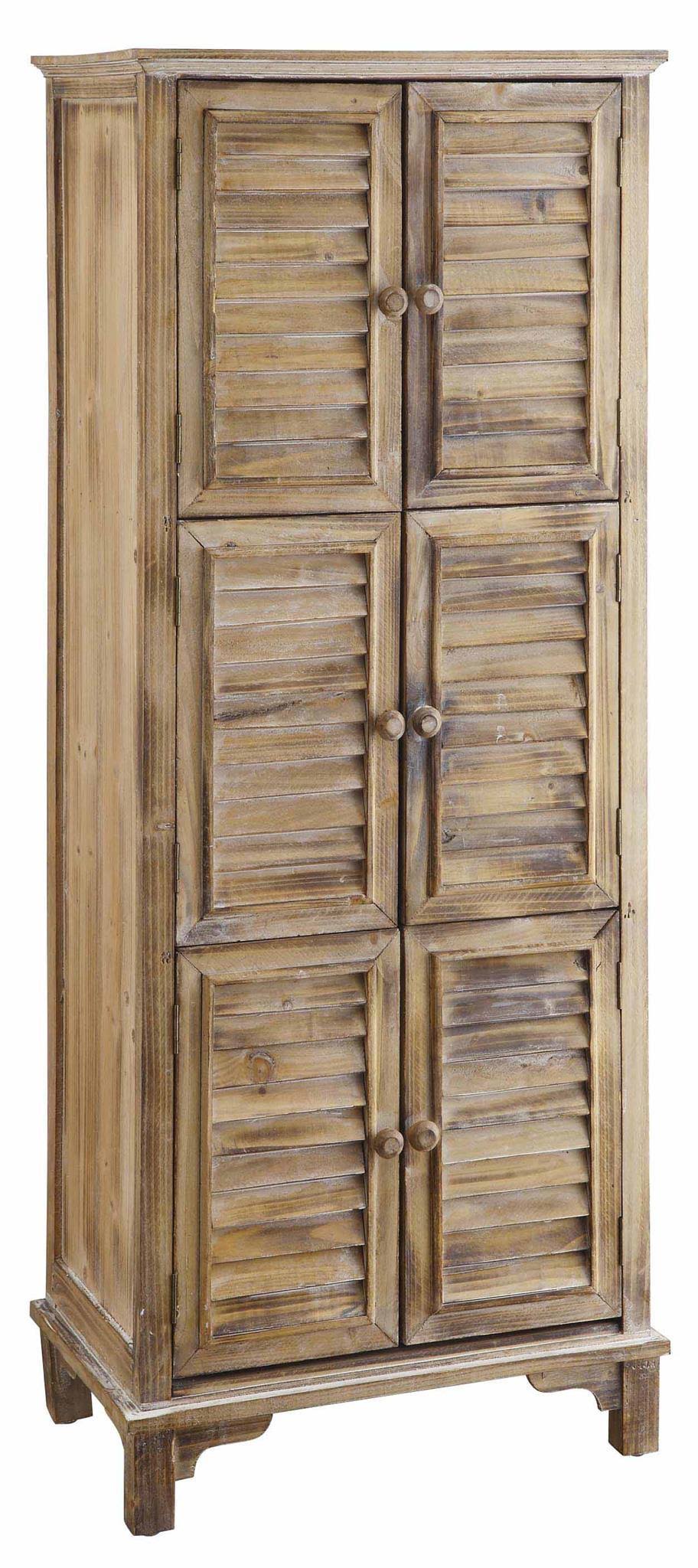 Weathered Oak 2 Door Bedside Accent Cabinet M6689