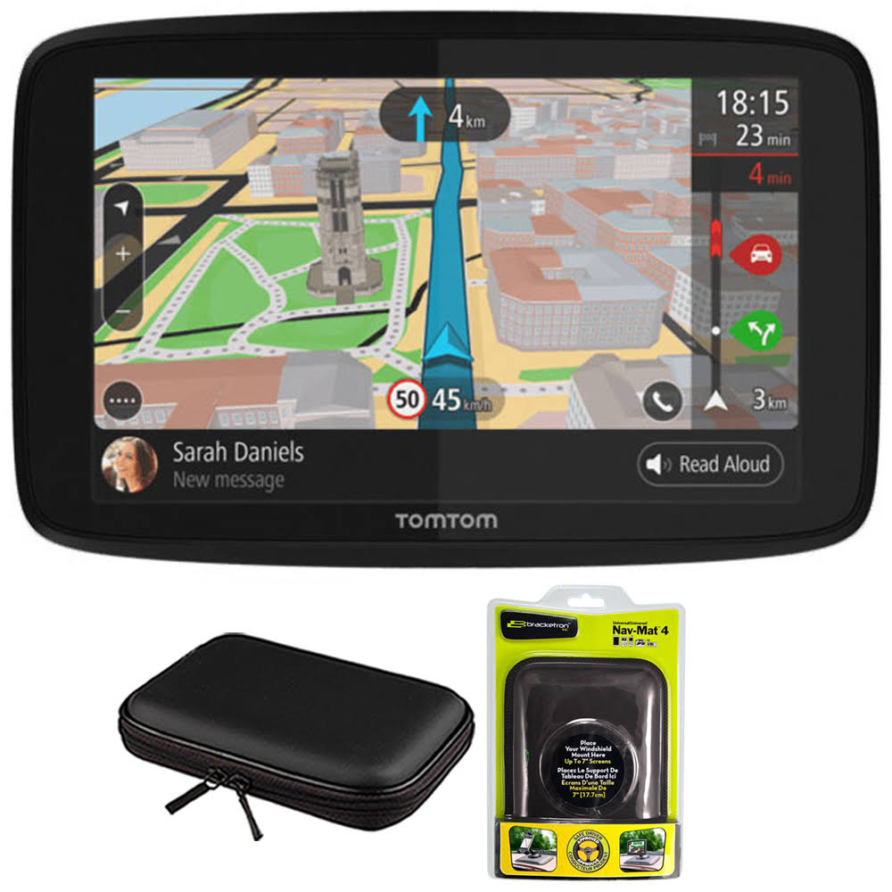 6 Touch Screen GPS with Hardshell Case and Dash Mount I692