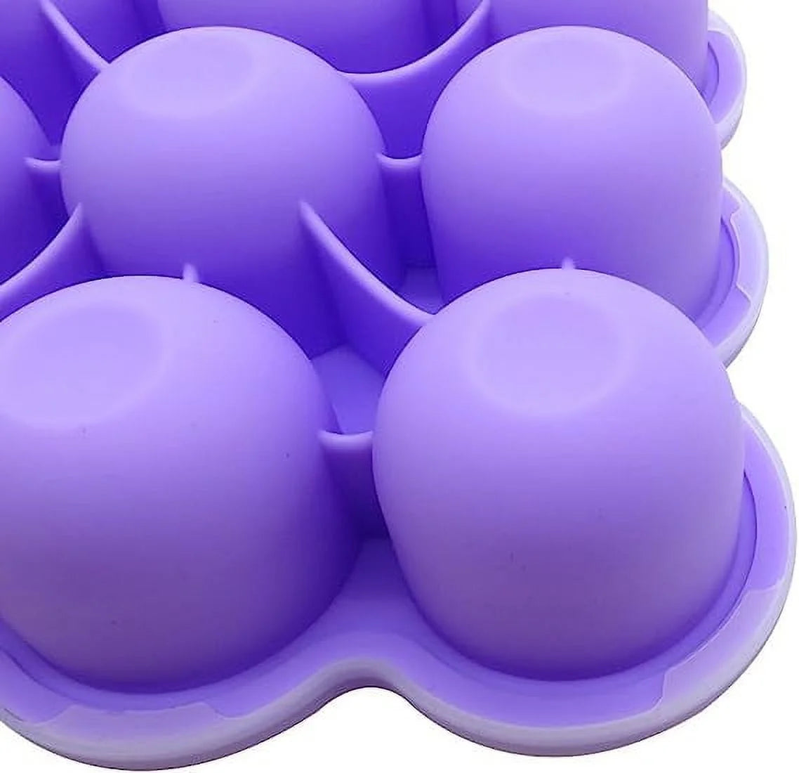 Silicone Egg Poachers Egg Bites Molds 9 Cups with Lid, Pack of 2 W999