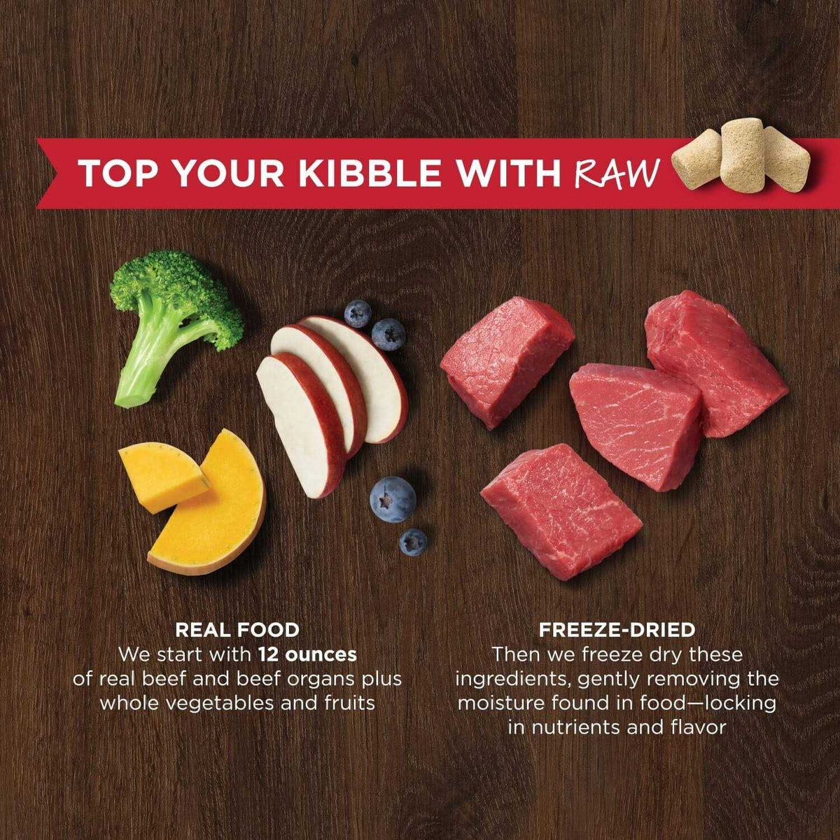 Freeze-Dried Grain-Free Dog Food Topper H961