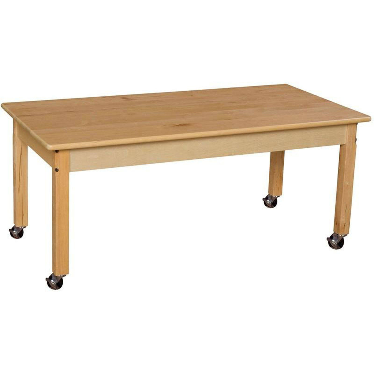 Rectangle Hardwood Table with Legs C420