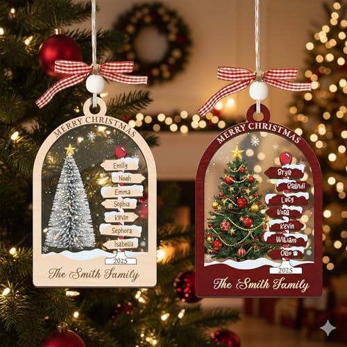 Personalized Christmas Wooden Ornament R3571
