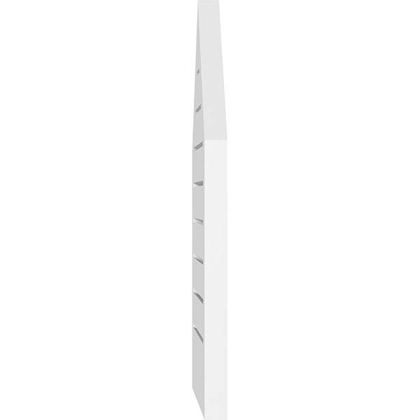 Peaked Top Surface Mount PVC Gable Vent C76928