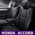 Leather Car Seat Covers Full Set Black R789404