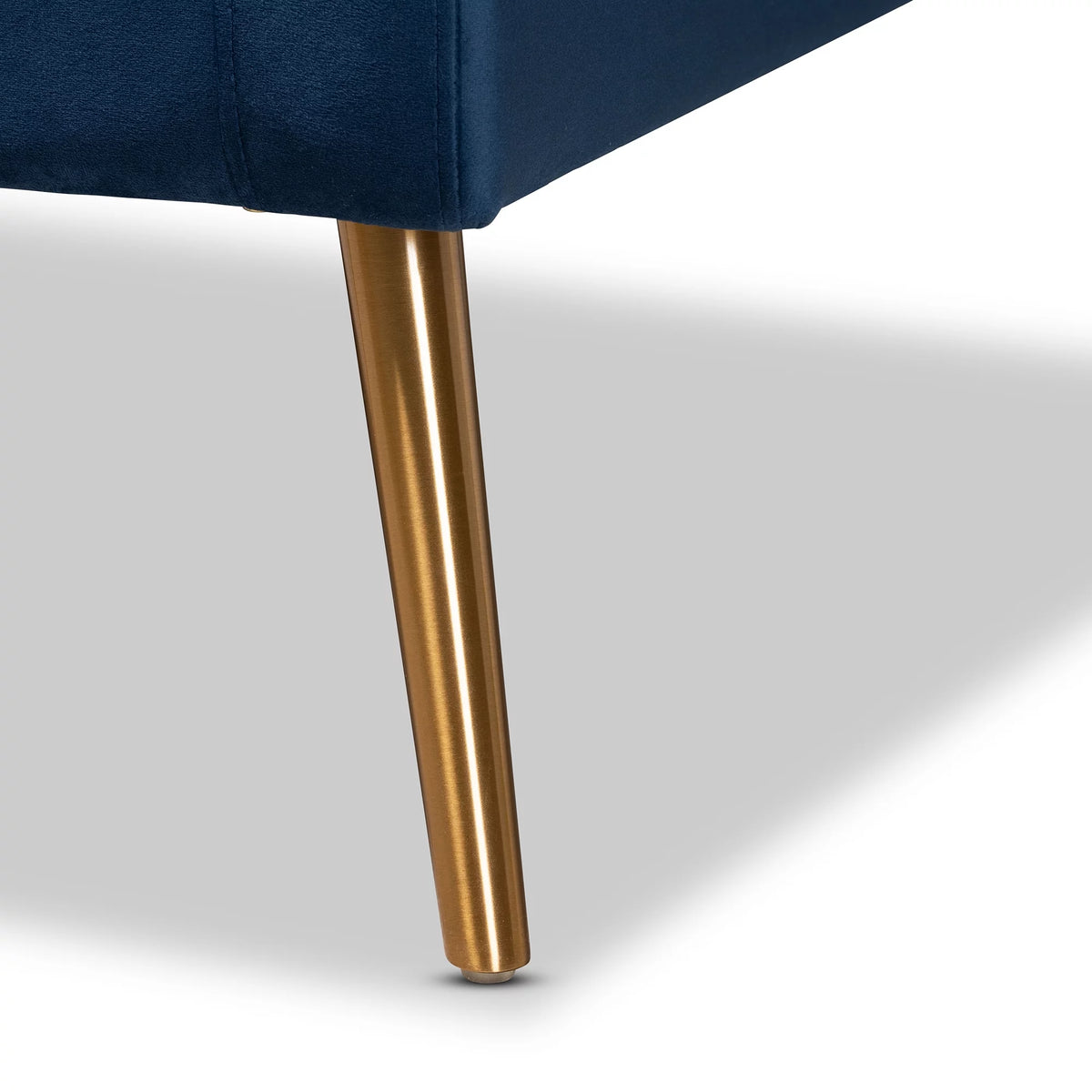Navy Blue Wingback Chair H7061
