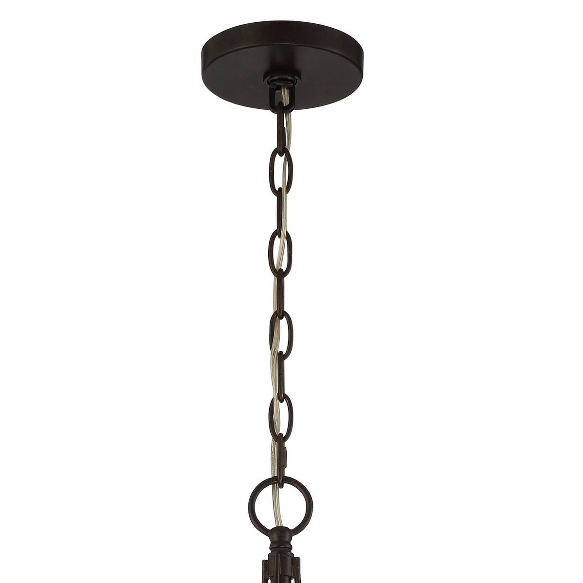 6 Light Antique Gold Lantern X595