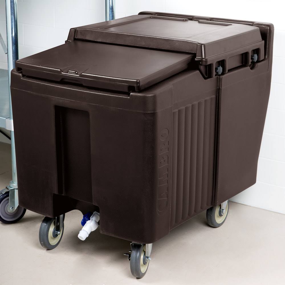Ice Caddie 125 lbs 5 in Casters Brown K984