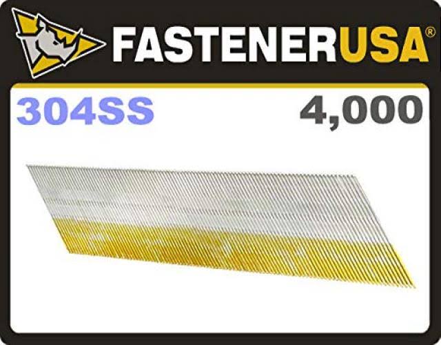 2-1/2x22 15 Gauge 304 Stainless Steel Angle Finish Nails N2153