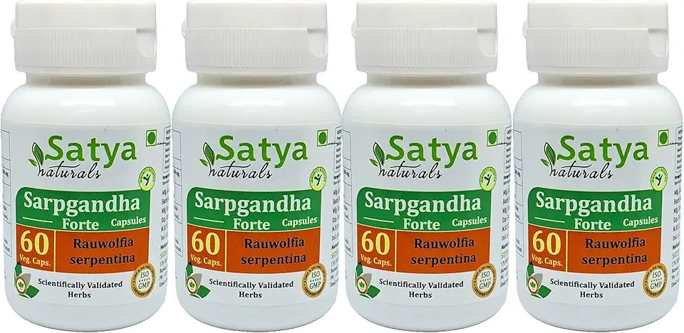 500 mg 60 Veg. Capsule Sarpgandha Extract Capsules S9283