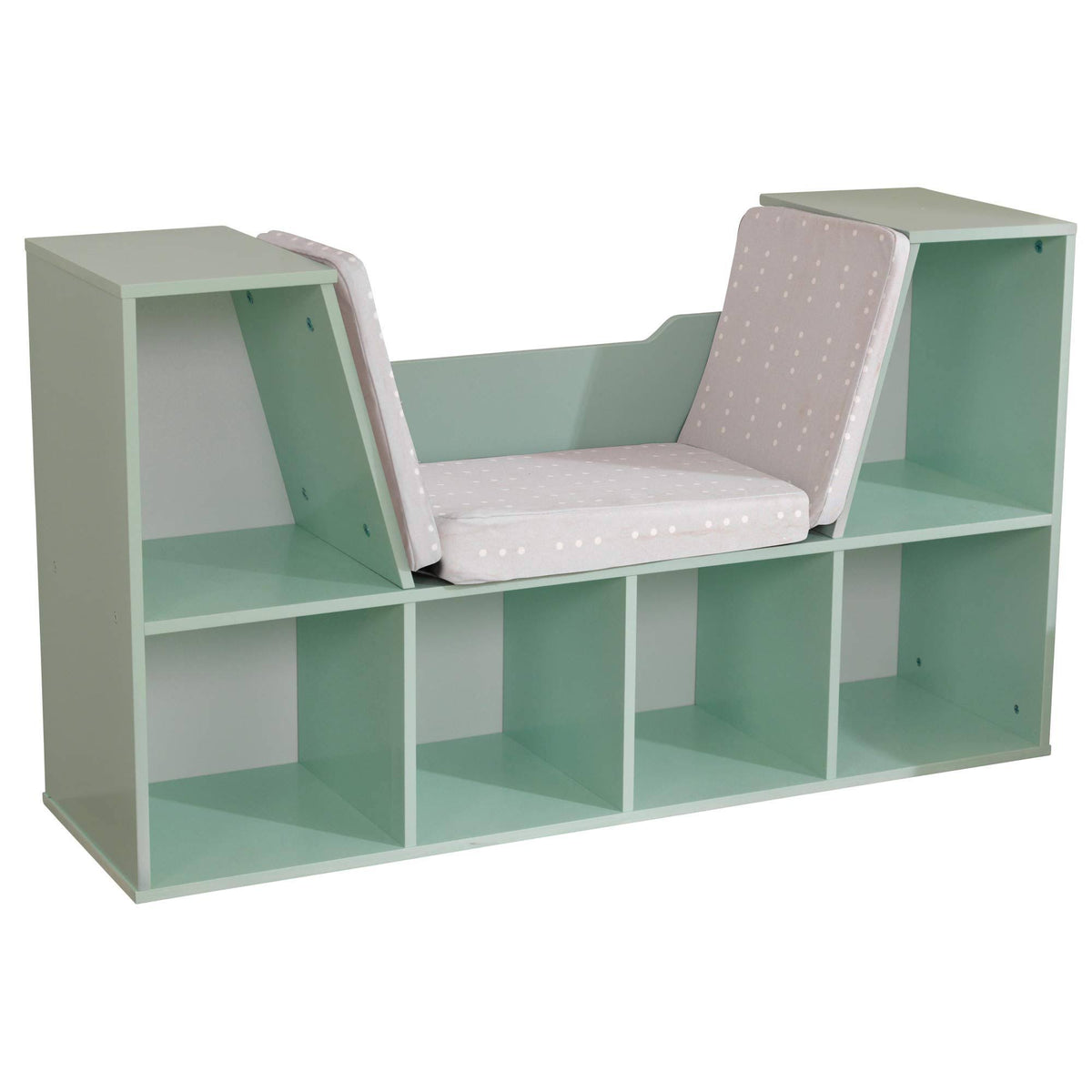 Mint Bookcase with Reading Nook C43978