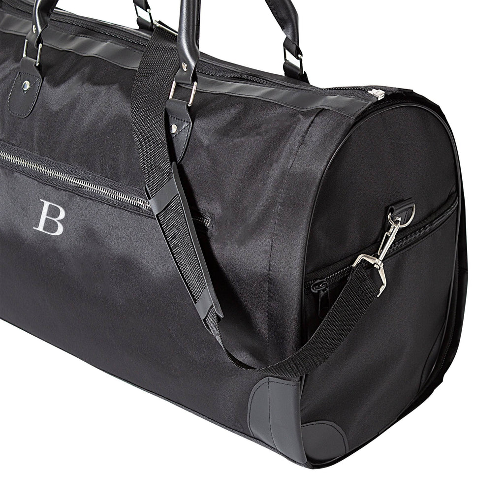 Black Microfiber Convertible Garment Bag N985742