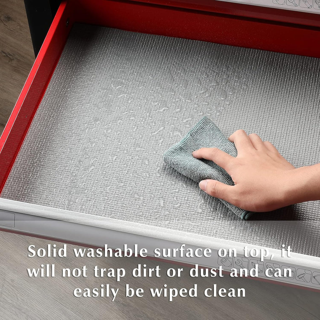 Grey 16 inch x 16 feet 3mm Thick Non-Slip Drawer Liner V675