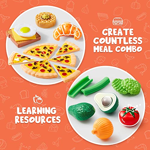135 Pieces Play Food Set B4388