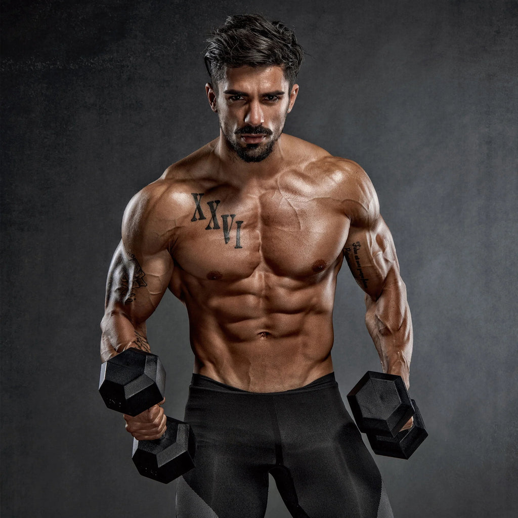 30 Pounds Hexagonal Cast Iron Dumbbell X681
