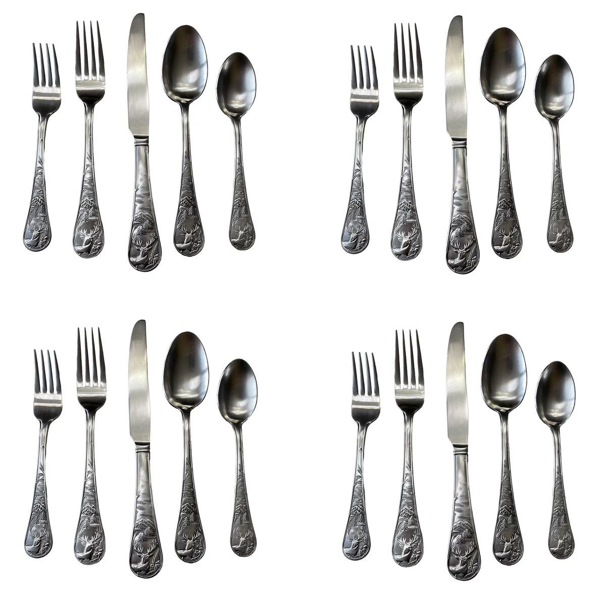 20pc Stainless Steel Flatware Set O980