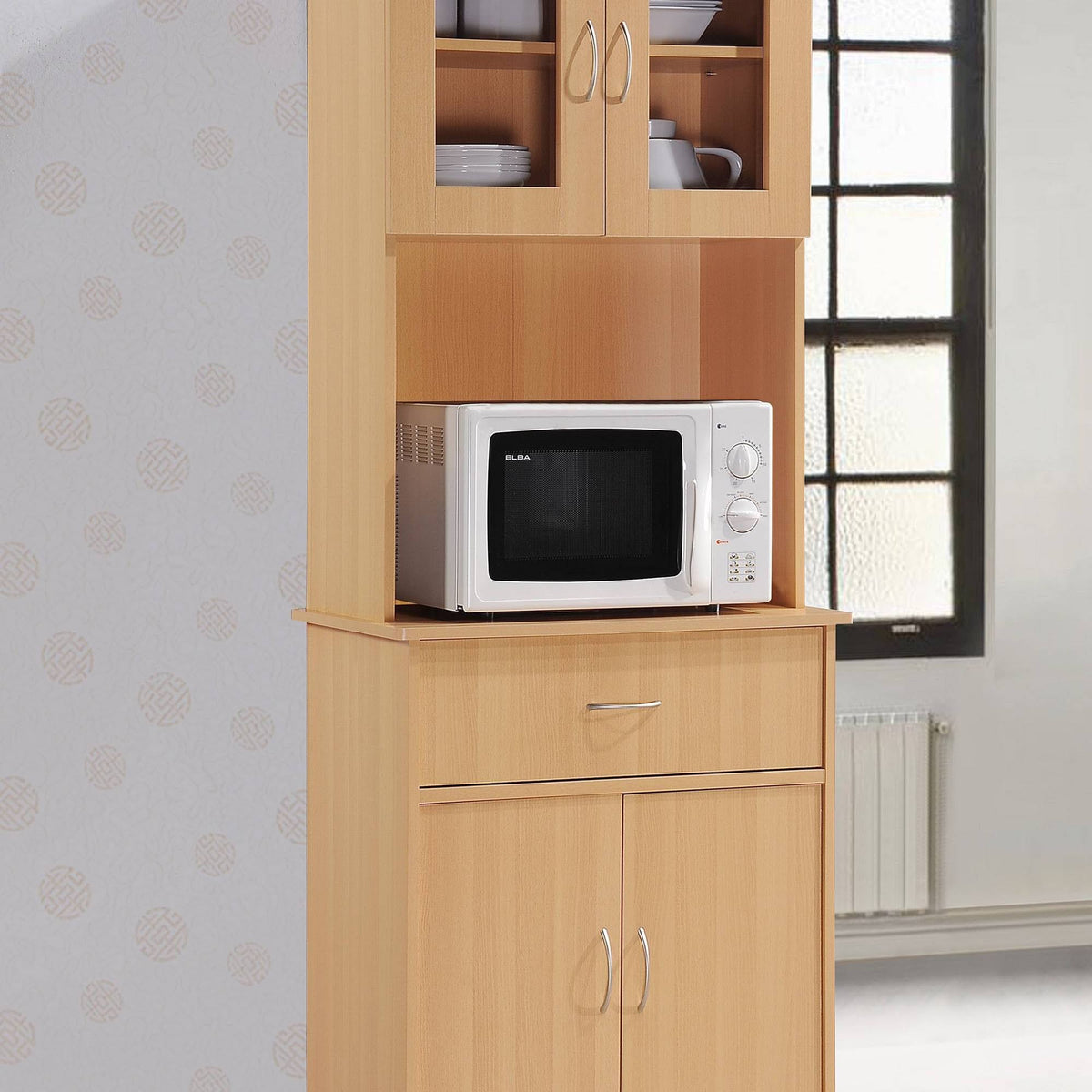 Beech Kitchen Cabinet E34081