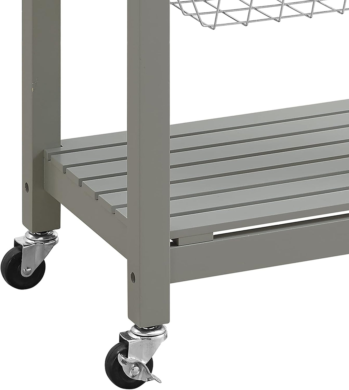 Gray Kitchen Cart Y13262