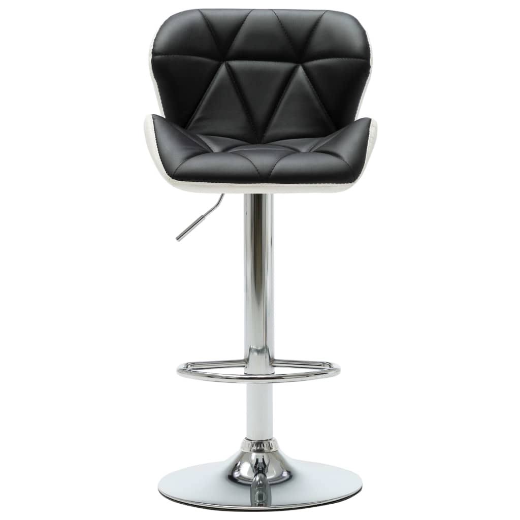 Orange Faux Leather Bar Stool N69816