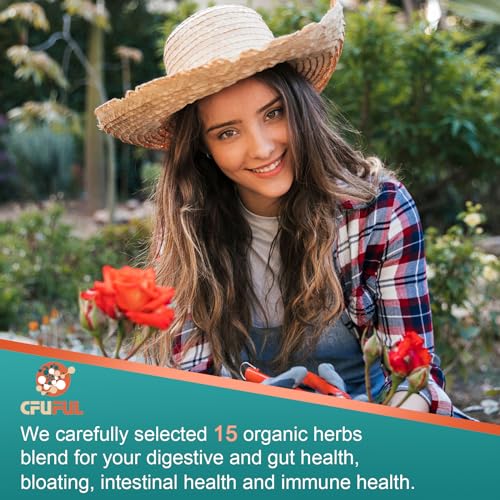 300 Billion CFU 24 Strains Probiotic with 15 Organic Herbs Prebiotics Blend T69532