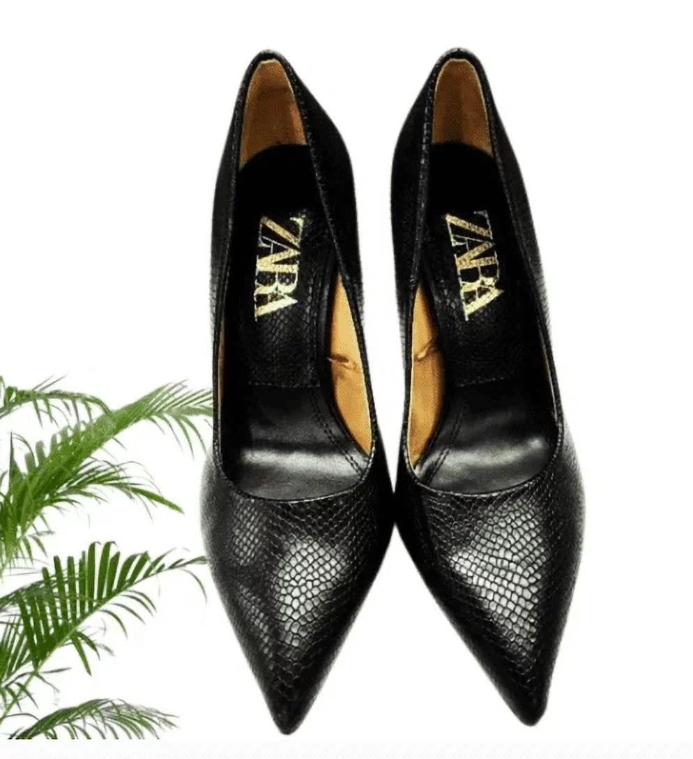 Stilettos Slip On Pointed toe Heels Size 36 A139082