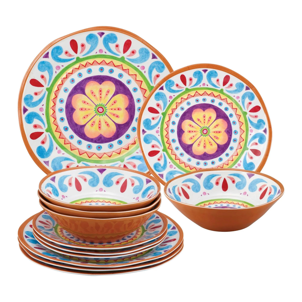 12-Piece Melamine Dinnerware Set P22867