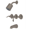 French Tub & Shower Faucet with Three Handle H960