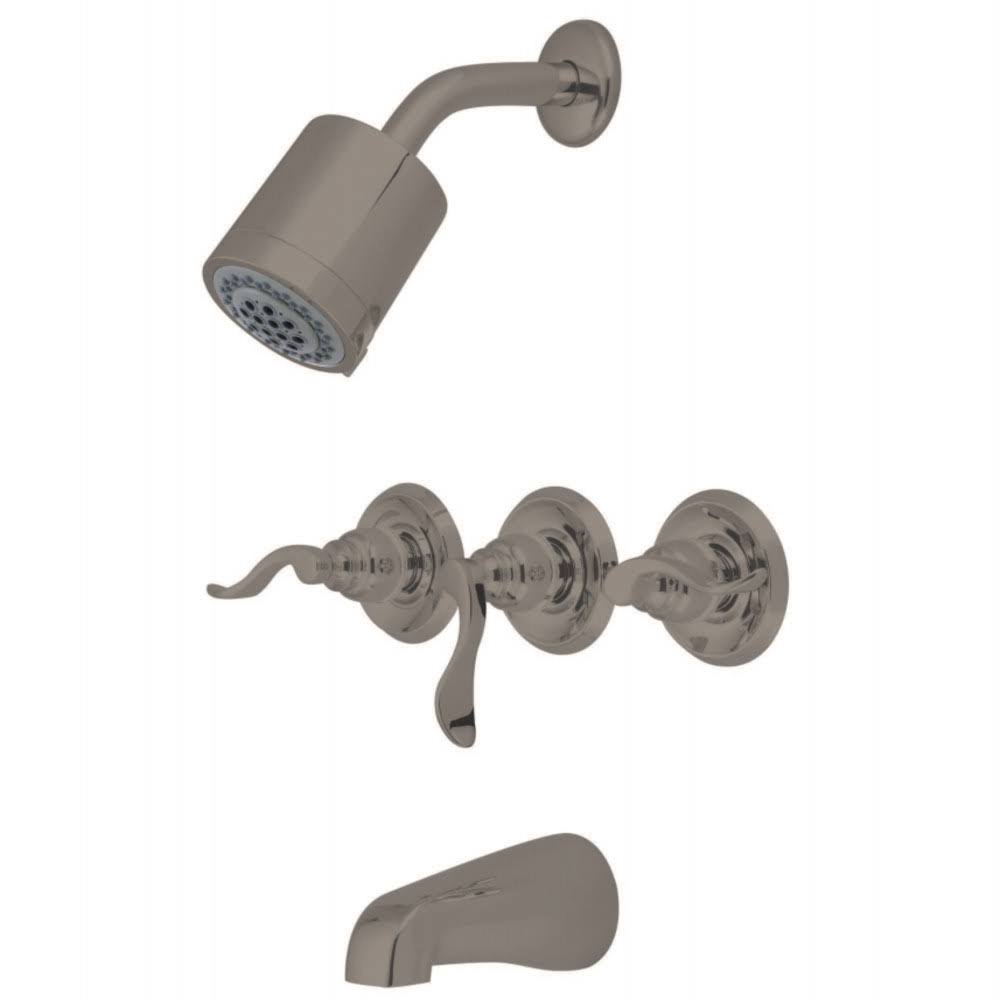 French Tub & Shower Faucet with Three Handle H960