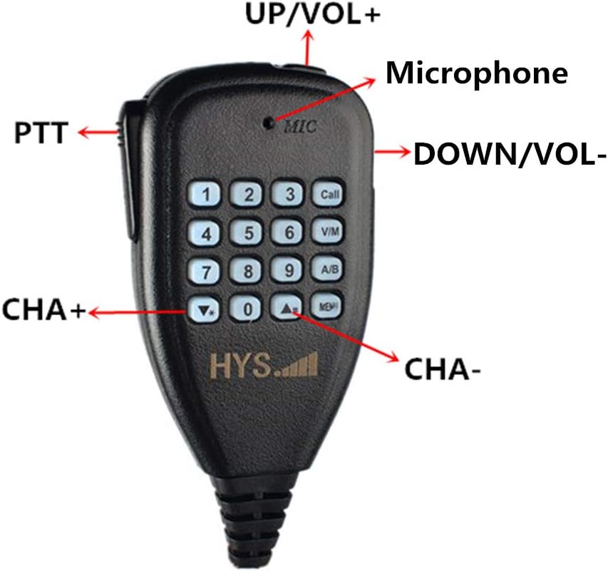 25W Dual Band VHF/UHF Mobile Transceiver with Magnetic Mount and Antenna O974