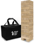 Large Tumbling Timbers with Carrying Case, Premium Pine Wood, Pack of 2 U44361