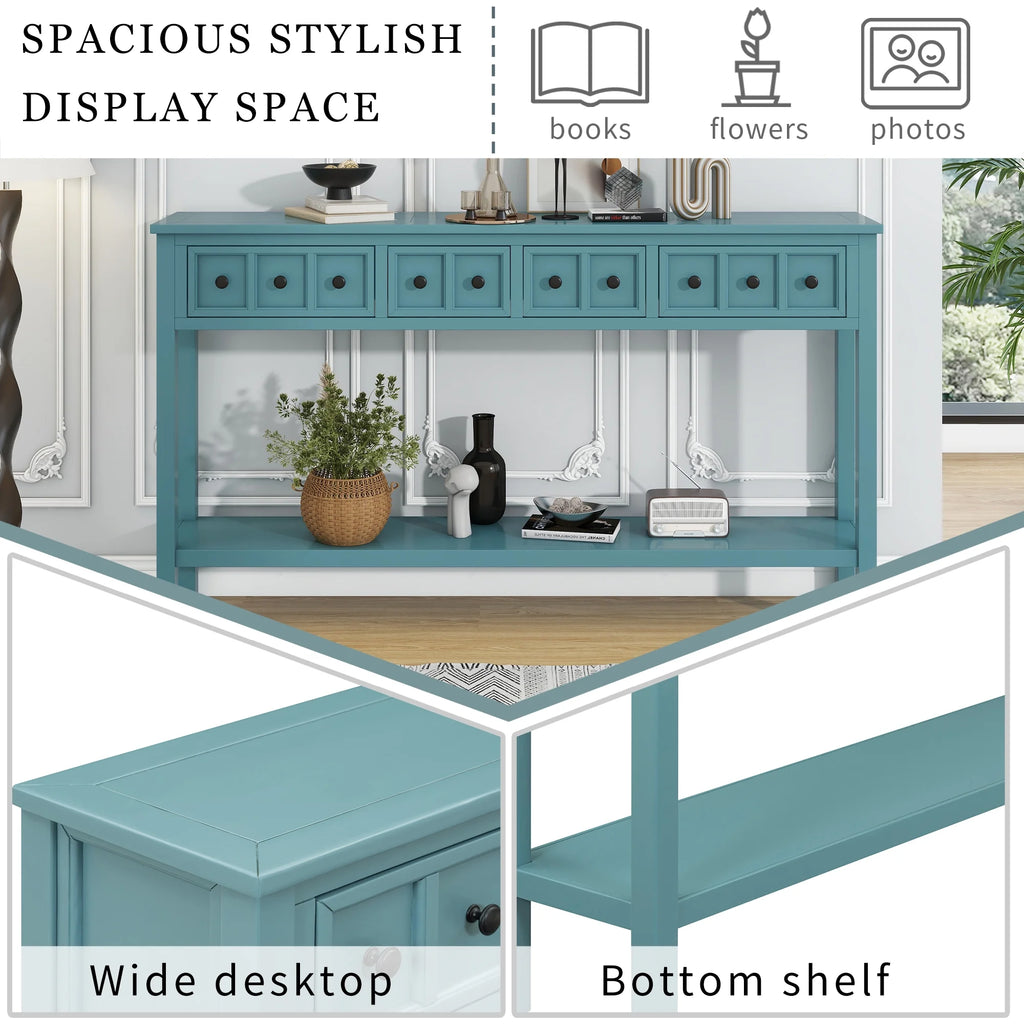 Rustic Entryway Console Table O16445