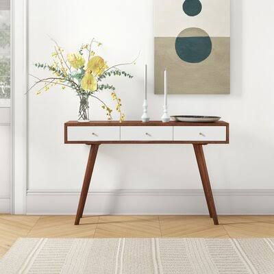 White/Pecan Desk U313805