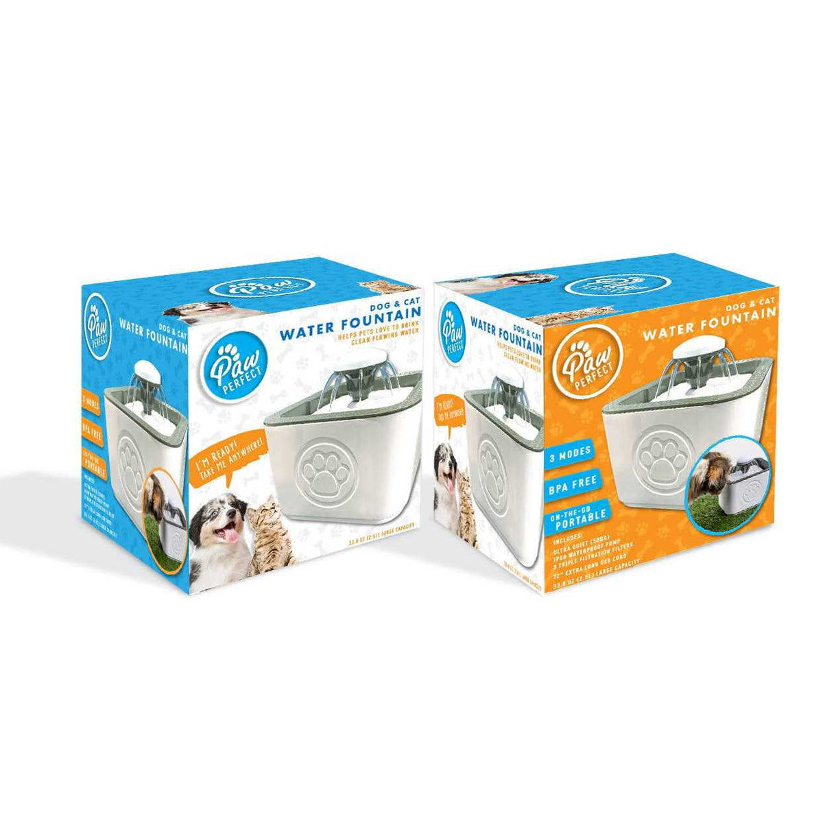 Dog & Cat Filtered Water Fountain M8308