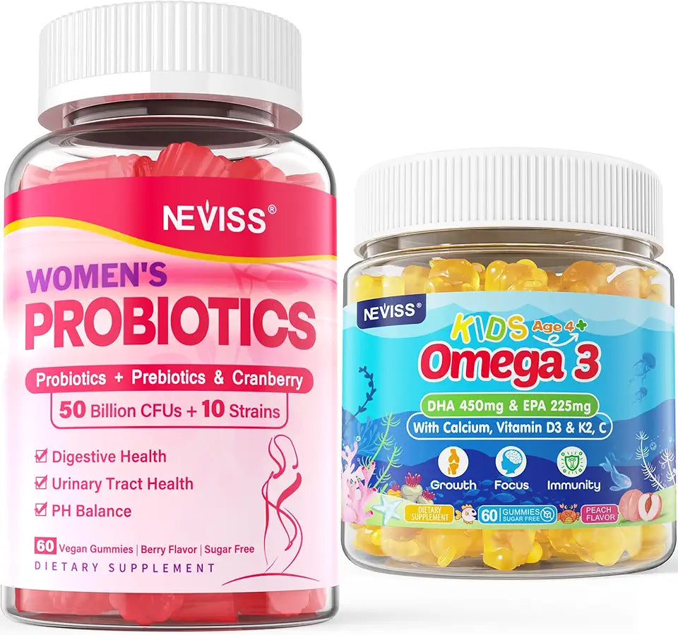 Probiotics Gummies + Kids Omega 3 Gummies A415001