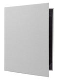 Casebound Menu, 8.5 x 11 Letter Size, Metallic Silver K525