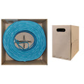 CAT6 UTP Solid Bulk Cable, Blue X377