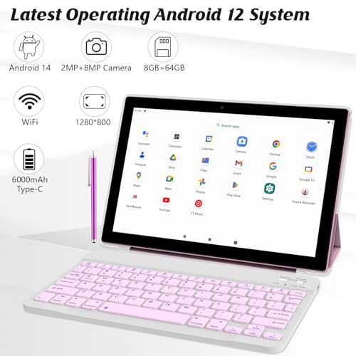 10.1 Inch FHD Android Tablet with Keyboard M5652