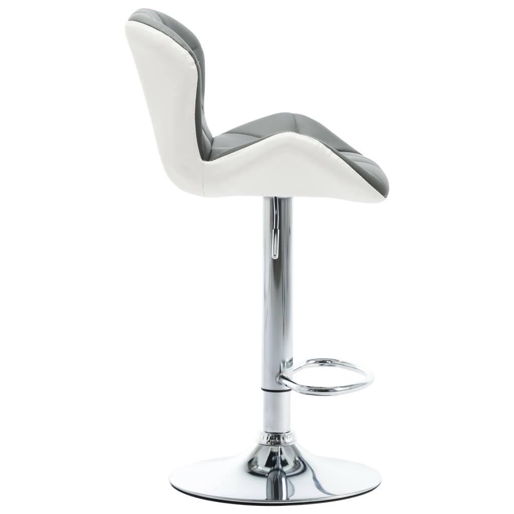 Orange Faux Leather Bar Stool N69816
