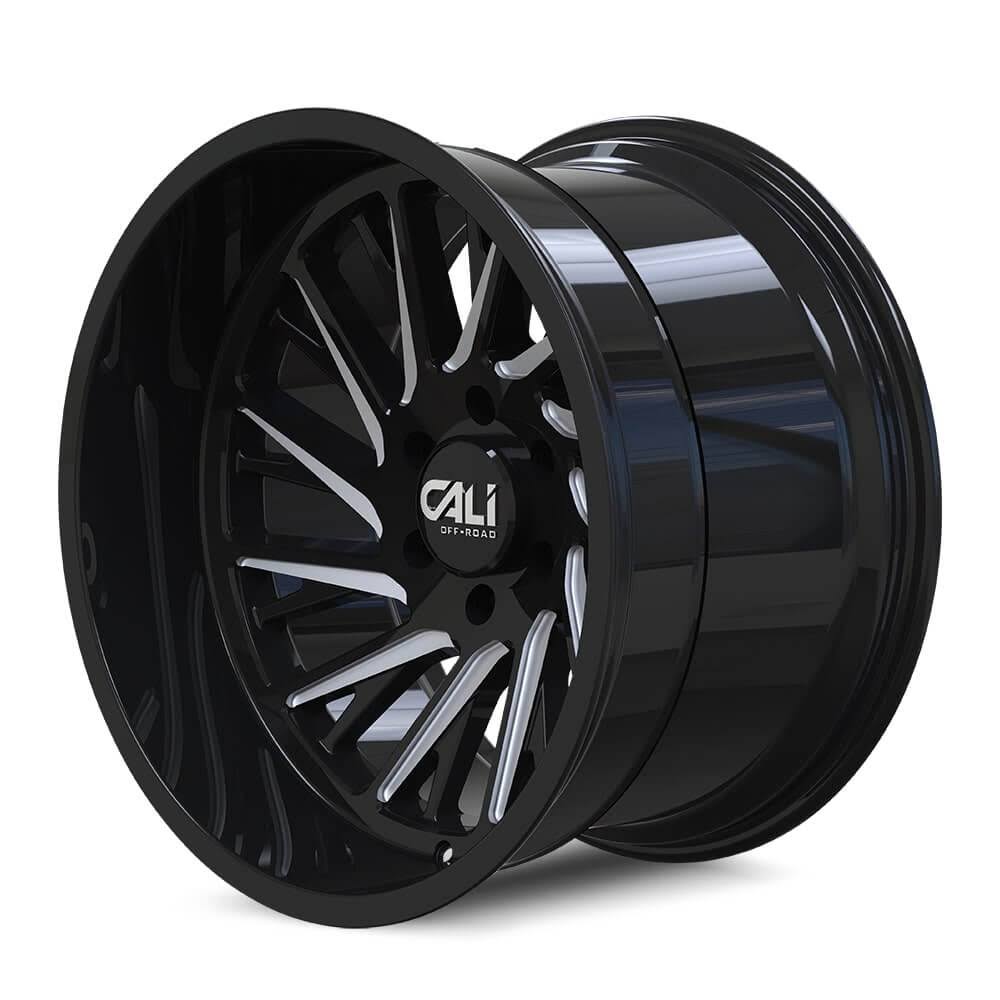 Purge Wheel 24x14 8x180 -76mm Gloss Black/Milled S214