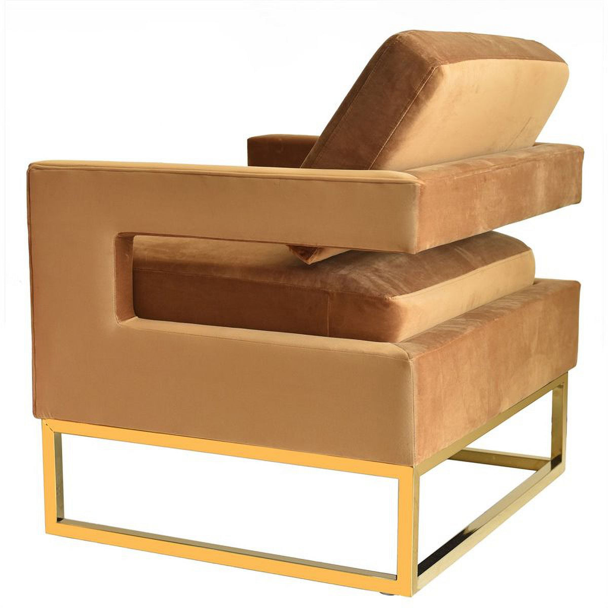 Velvet & Stainless Steel Accent Chair X711