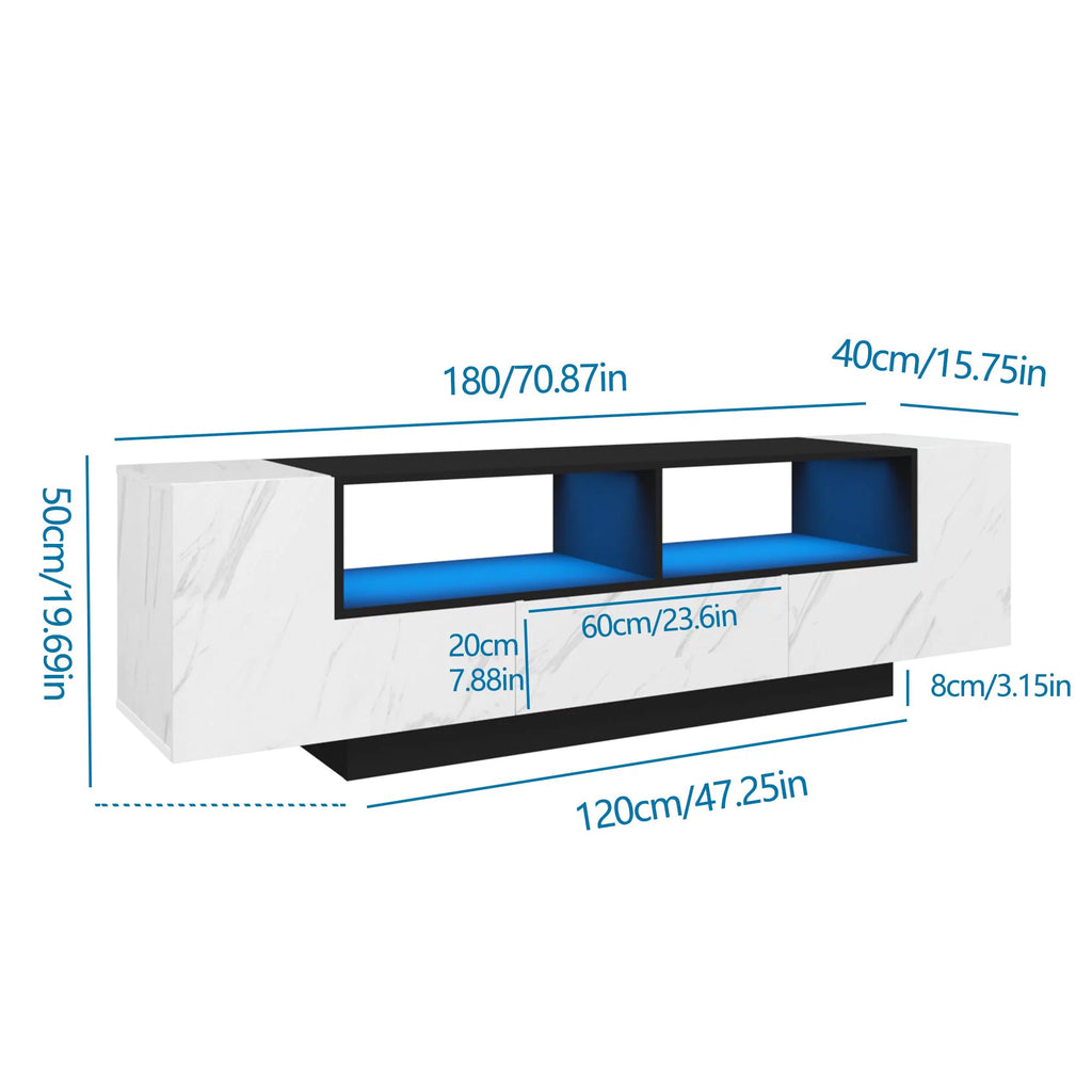 Large High Gloss LED TV Stand for up to 80 inch TVs D821