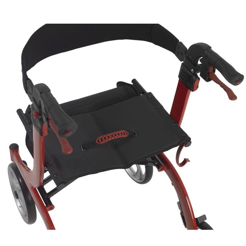 Red Rollator Walker Z1417