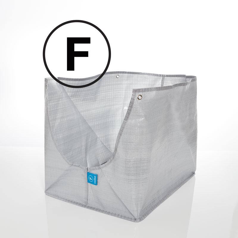 Gray Litter Box with Scoop and Reusable Liner (2-Pack) P597