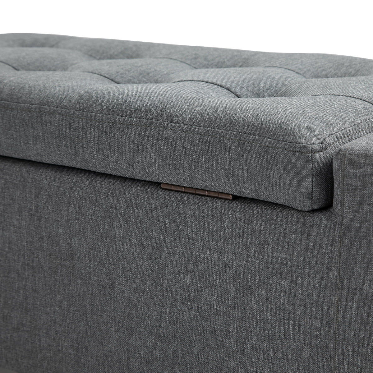 Linen Storage Ottoman Bench V4433