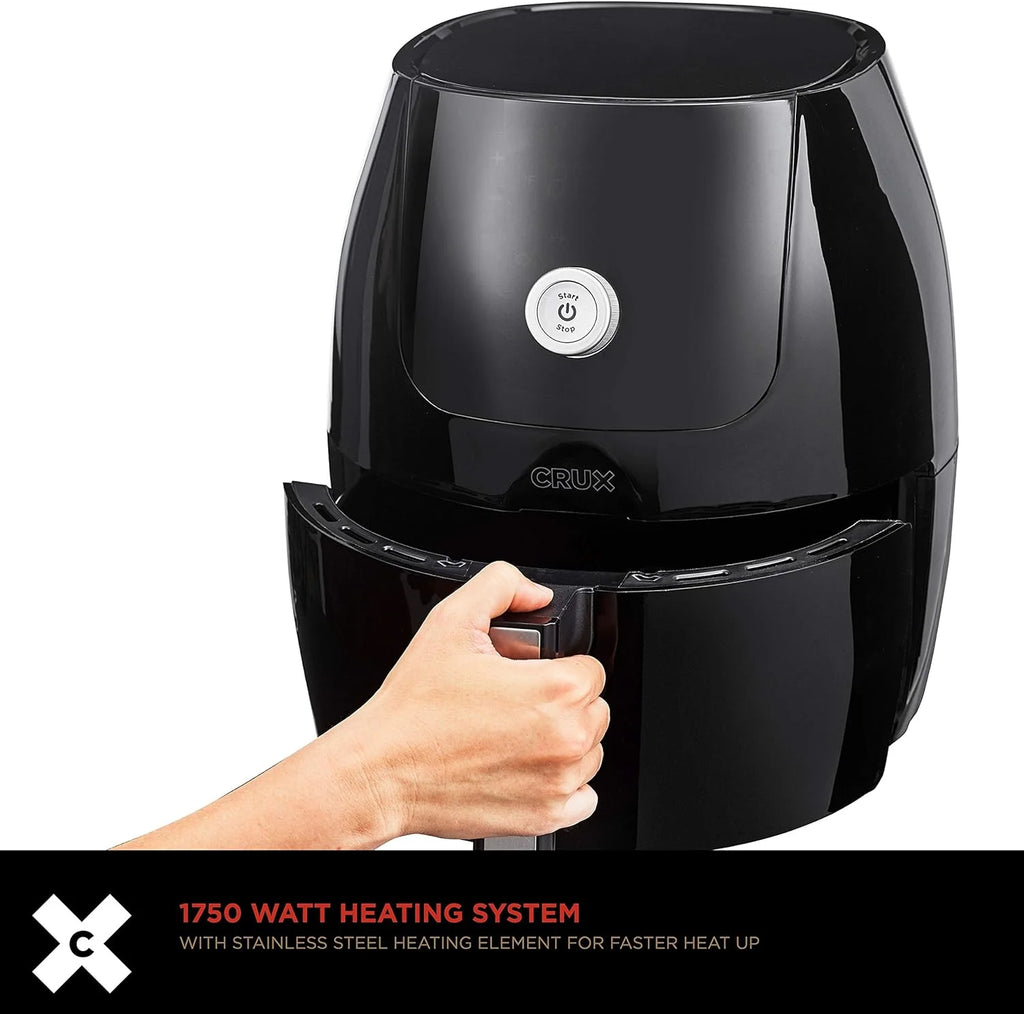 6 Quart Digital Air Fryer with Nonstick Removable Pan U2303