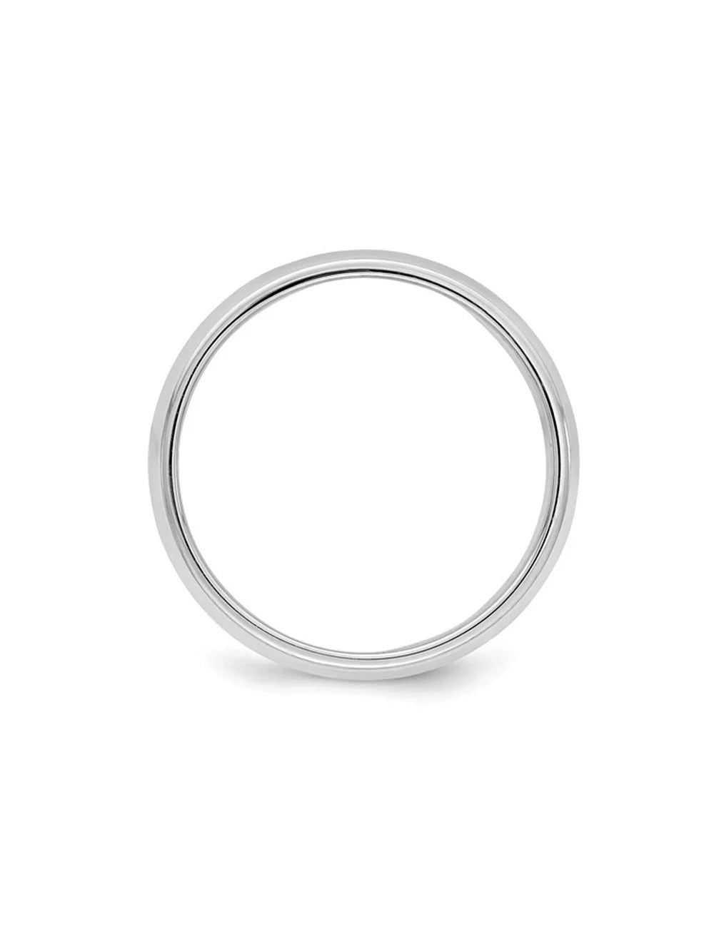 Sterling Silver 6mm Milgrain Wedding Band Ring T67809