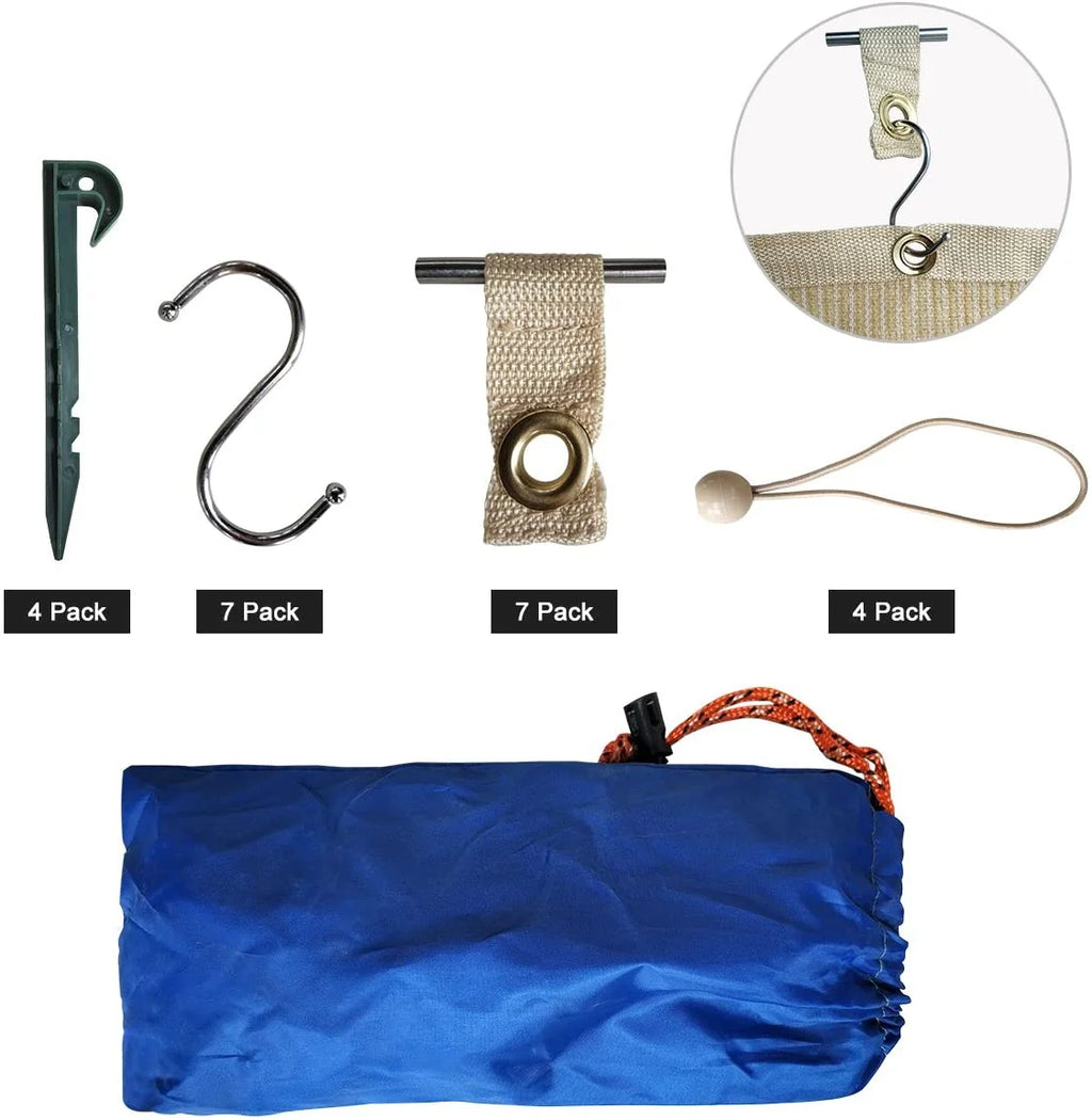 RV Awning Privacy Screen Shade Panel Kit Sunblock Drop 8 x 16ft, Wheat K9945