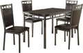 5-Piece Dining Set with Faux Marble Top Z210657