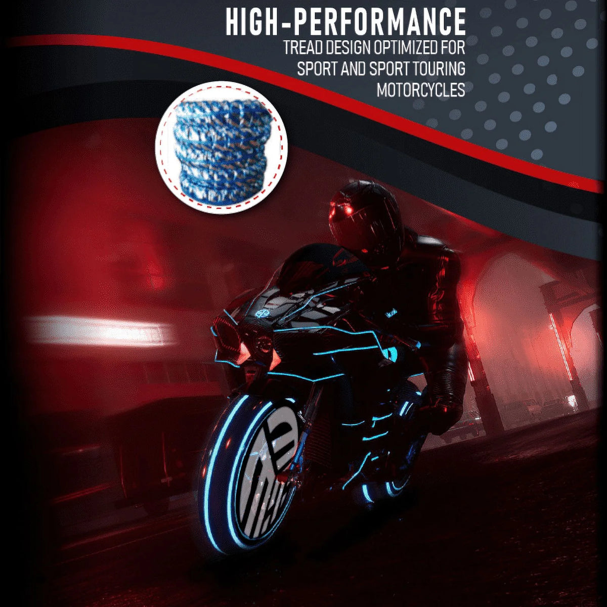 180/55-17 Rear Motorcycle Tire 73W P986