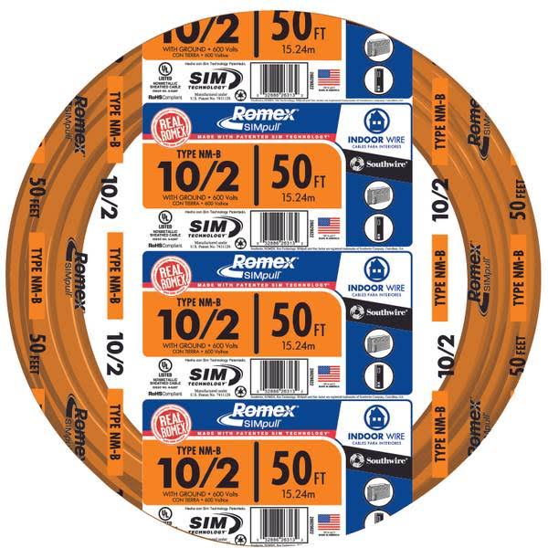 10/2 Indoor NM-B Wire with Ground O672146